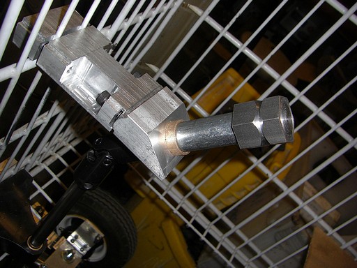The upper steering shaft assembled