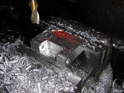 The center spacing block of the upper steering column support.